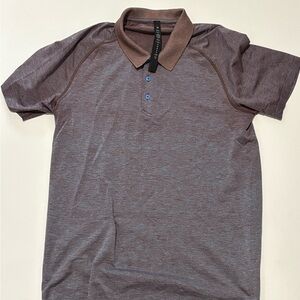 Lululemon Metal Vent 2.0 Brown Polo Shirt